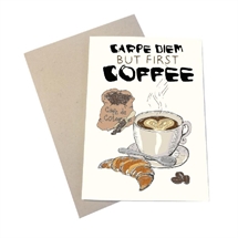 Mouse and Pen - Coffee Carpe Diem A4